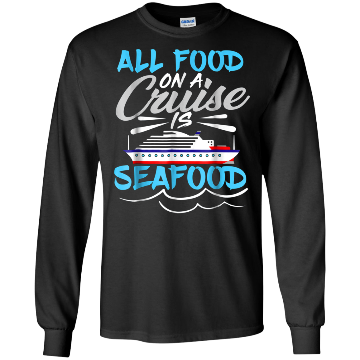 All Food On A Cruise Is Seafood Pink Shirts For Men Women