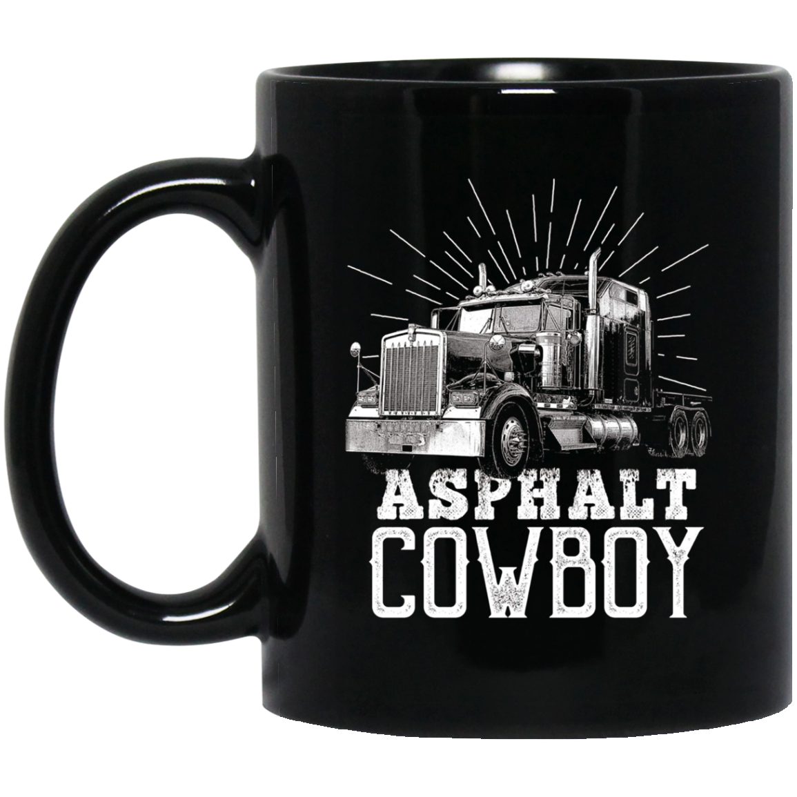 Asphalt Cowboy Trucker Truck Driver Shirt Truck Driver Gift