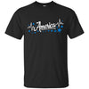 Image of America Heartbeat Blue Shirt Fourth of July Outfit Stars