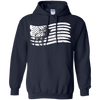 Image of American Flag T-Shirt With Elk Vintage Look