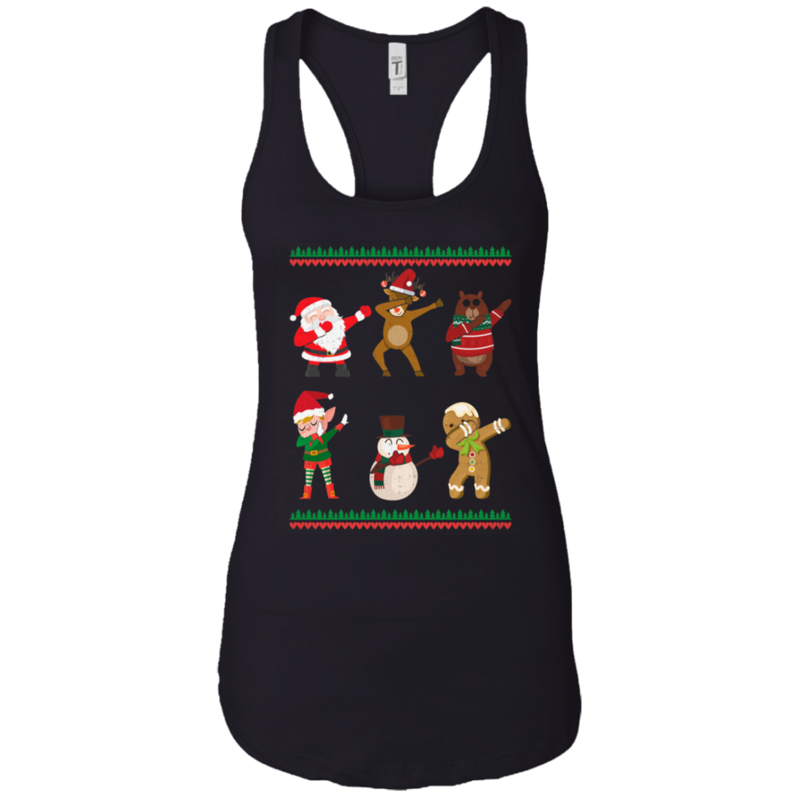 christmas Shirts dabbing santa and friends