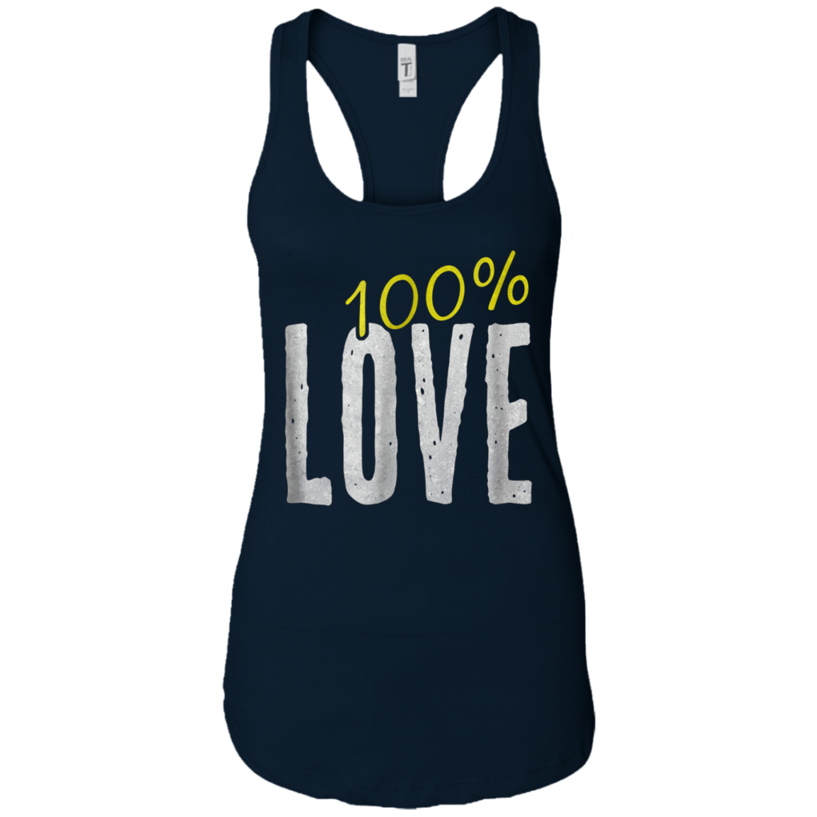 100% Love Lovely Design Fun Shirt