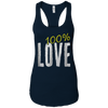 Image of 100% Love Lovely Design Fun Shirt
