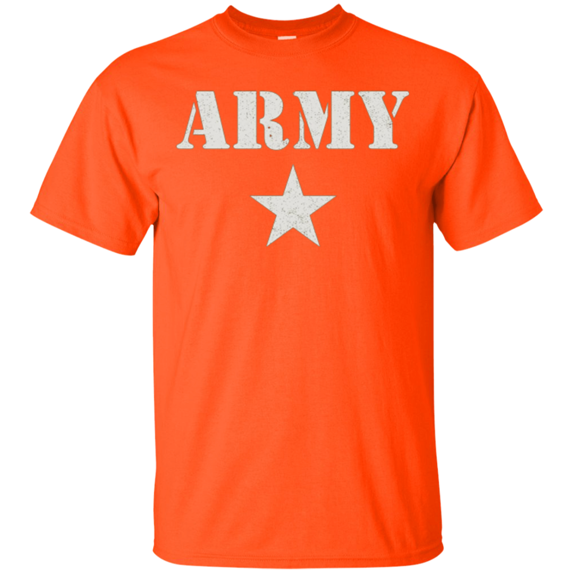 Army Stencil Star Shirt Vintage Workout PT Tee
