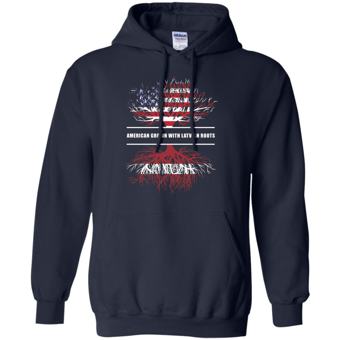 American Grown With Latvian Roots T-Shirt Latvia Tee