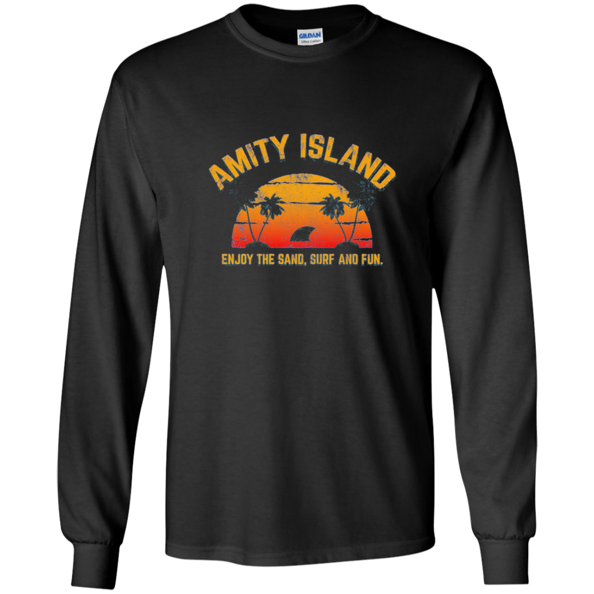 "Enjoy the Sand, Surf and Fun on Amity Island" Vintage Tee