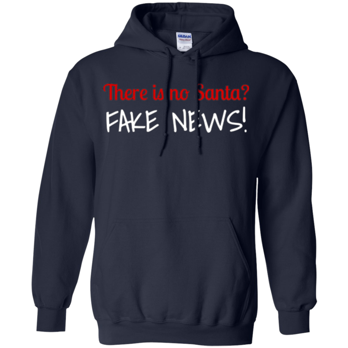 Santa Fake News T-Shirt Trump Joke Funny Christmas Gift
