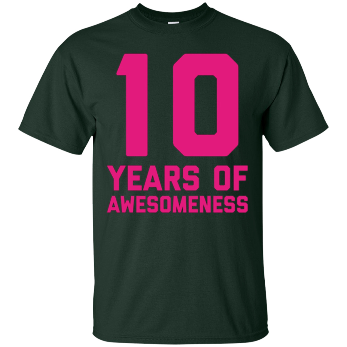 10th Birthday Shirt Gift Girls Age 10 Ten Year Old Girl Tee