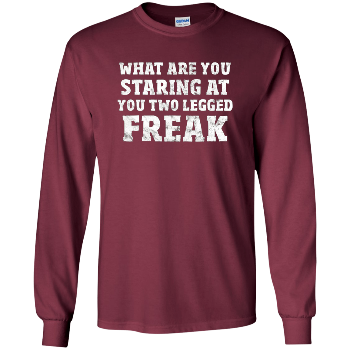 Amputee T-Shirt What Are You Staring At You Two Legged Freak