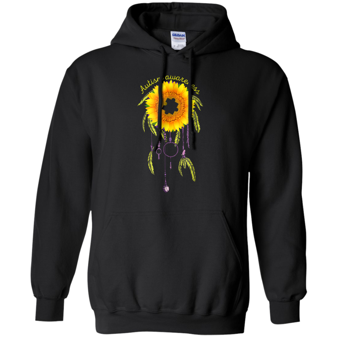 Autism Awareness Sunflower Dream Catcher T Shirt