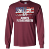 Image of Always Remember 9/11 Memorial USA Flag Patriot Day Tee
