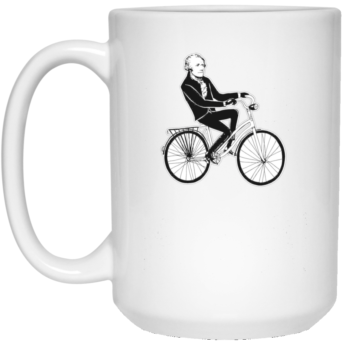 Alexander Hamilton Shirt | Alexander Hamilton on a Bicycle