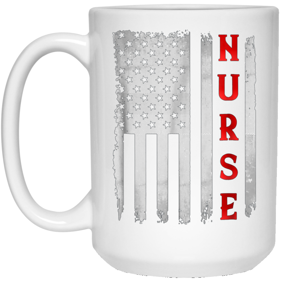 American Flag Nurse Gift T-Shirt