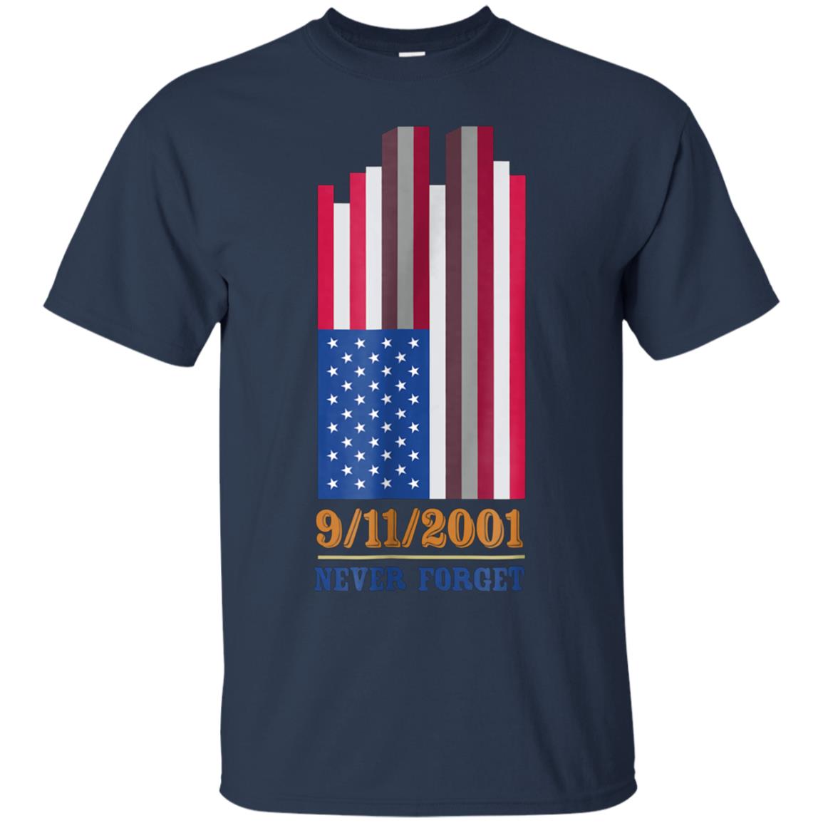 09-11-2001 Never Forget Twin Tower Was Attacked T-shirt