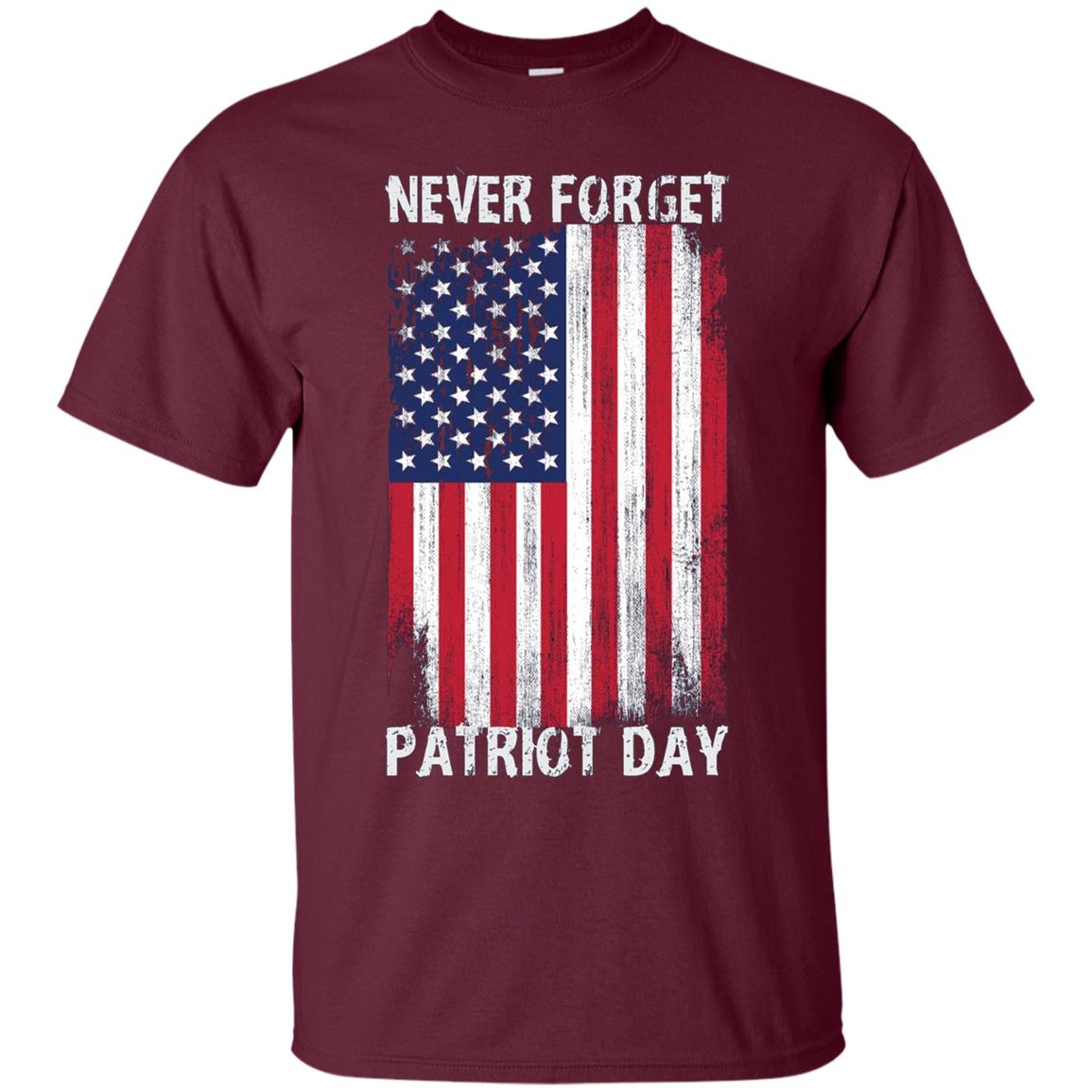 American Flag Never Forget 9/11 T-Shirt - Patriot Day Tee
