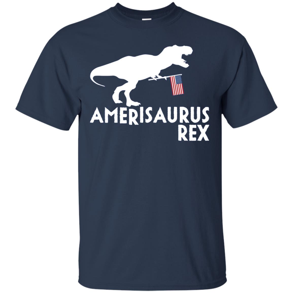Amerisaurus Rex Shirt, Funy 4th of July Dinosaur USA Gift