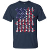 Image of American Patriot Day Funny Skulls T Shirt Original Gift Tee
