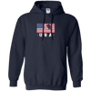 Image of American USA Flag Ice Hockey T-Shirt Patriotic Sports Gift