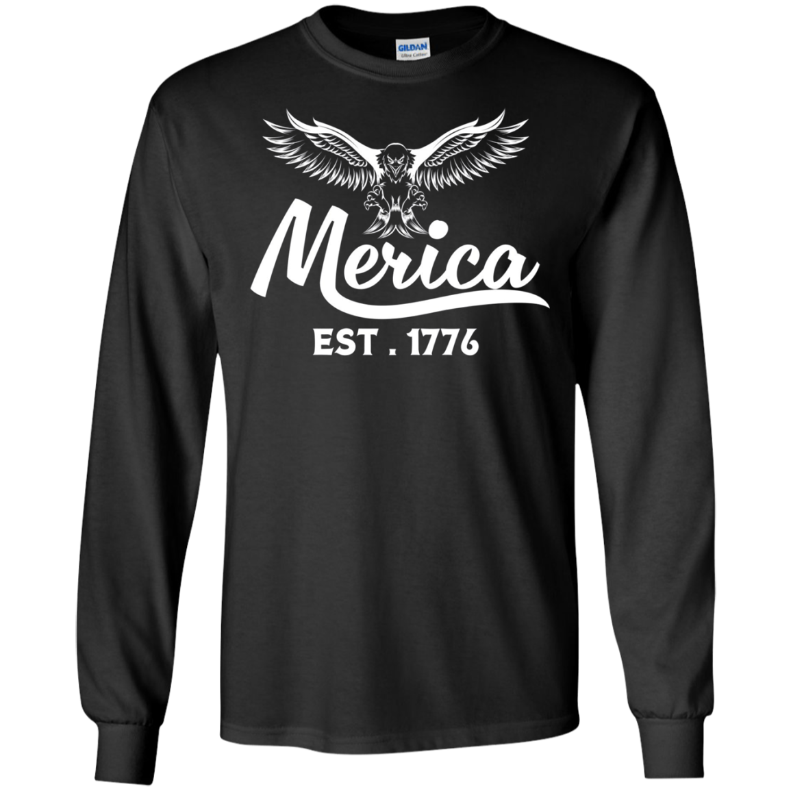 America 1776 - 4th of July Patriotic America USA Shirt LS