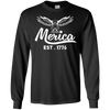 Image of America 1776 - 4th of July Patriotic America USA Shirt LS