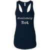 Image of Absolutely Not Shirt, Text No Negative No Way Tee