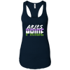 Image of Aries Genderqueer Pride Flag Zodiac Sign Long Sleeve T-Shirt