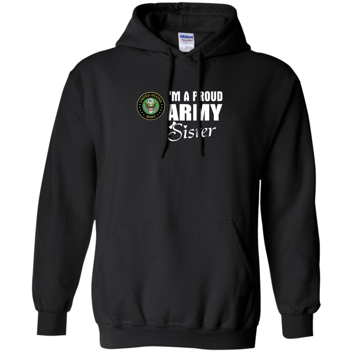 Army Sister T-Shirt - Proud Army Sister Gift Deployment Tee