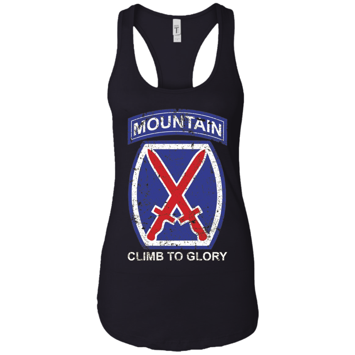 10th Mountain Division T Shirt Climb To Glory - 20324