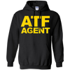 Image of ATF Agent Shirt Navy Blue Front Back ATF Law Cosplay