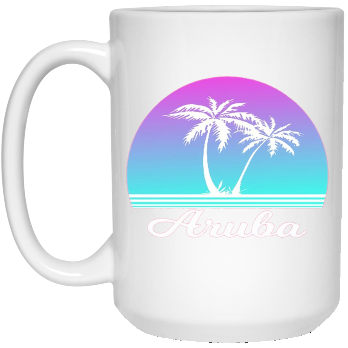 Aruba Souvenir TShirt Tropical Palm Tree Beach Travel Gift