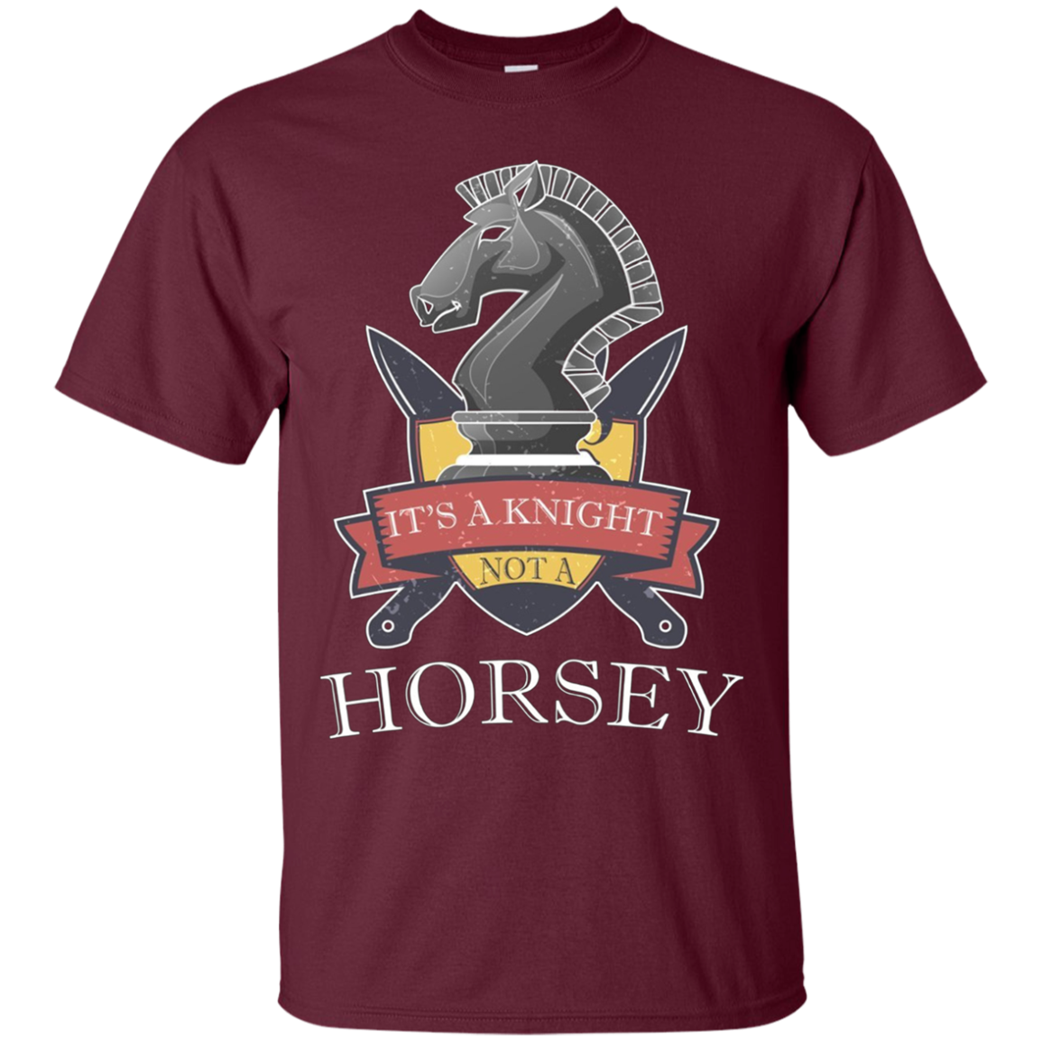 Witty Chess Piece Tees - It's A Knight, Not A Horsey T-Shirt
