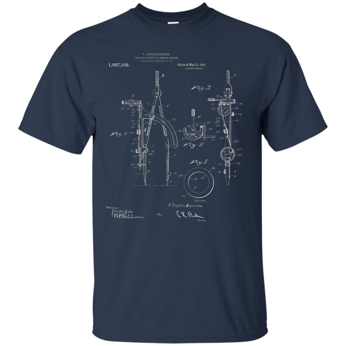 Architect T-Shirt Architect Student gift, Drafting Compass