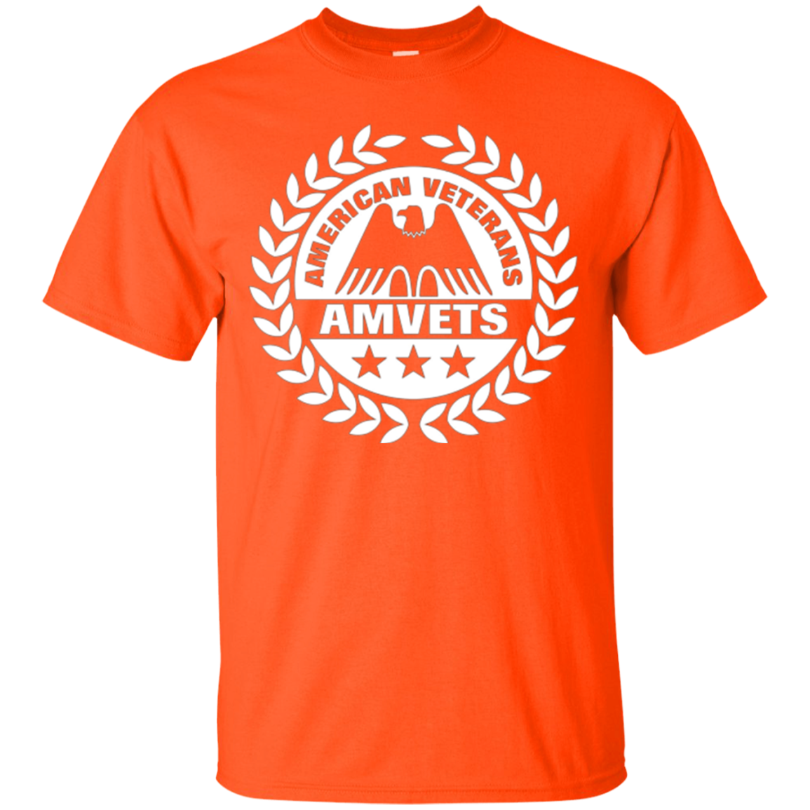 American Veterans AMVETS T-Shirt. Veterans Day Patriotic Tee