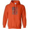 Image of American Flag T-Shirt Red Line Veteran w Dog Tag Long Sleeve