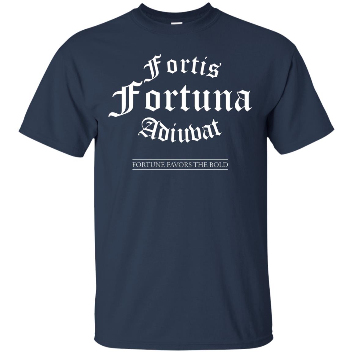 "Fortis Fortuna Adiuvat" Latin Quote T-Shirt
