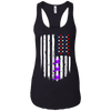 Image of Alzheimer Awareness T-Shirt Purple Ribbon Tees
