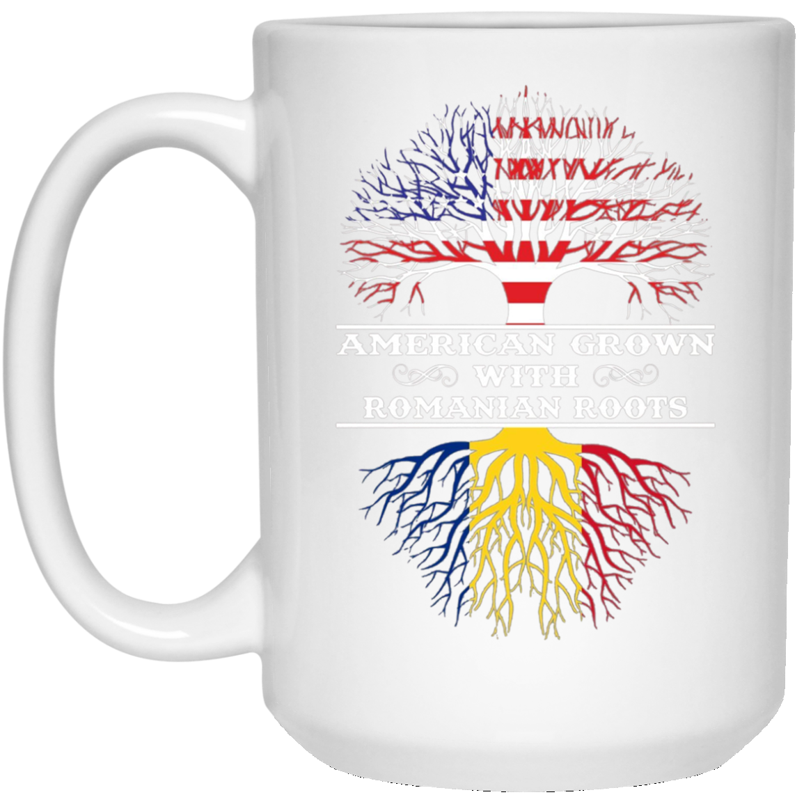 American Grown With Romanian Roots Tee Shirt