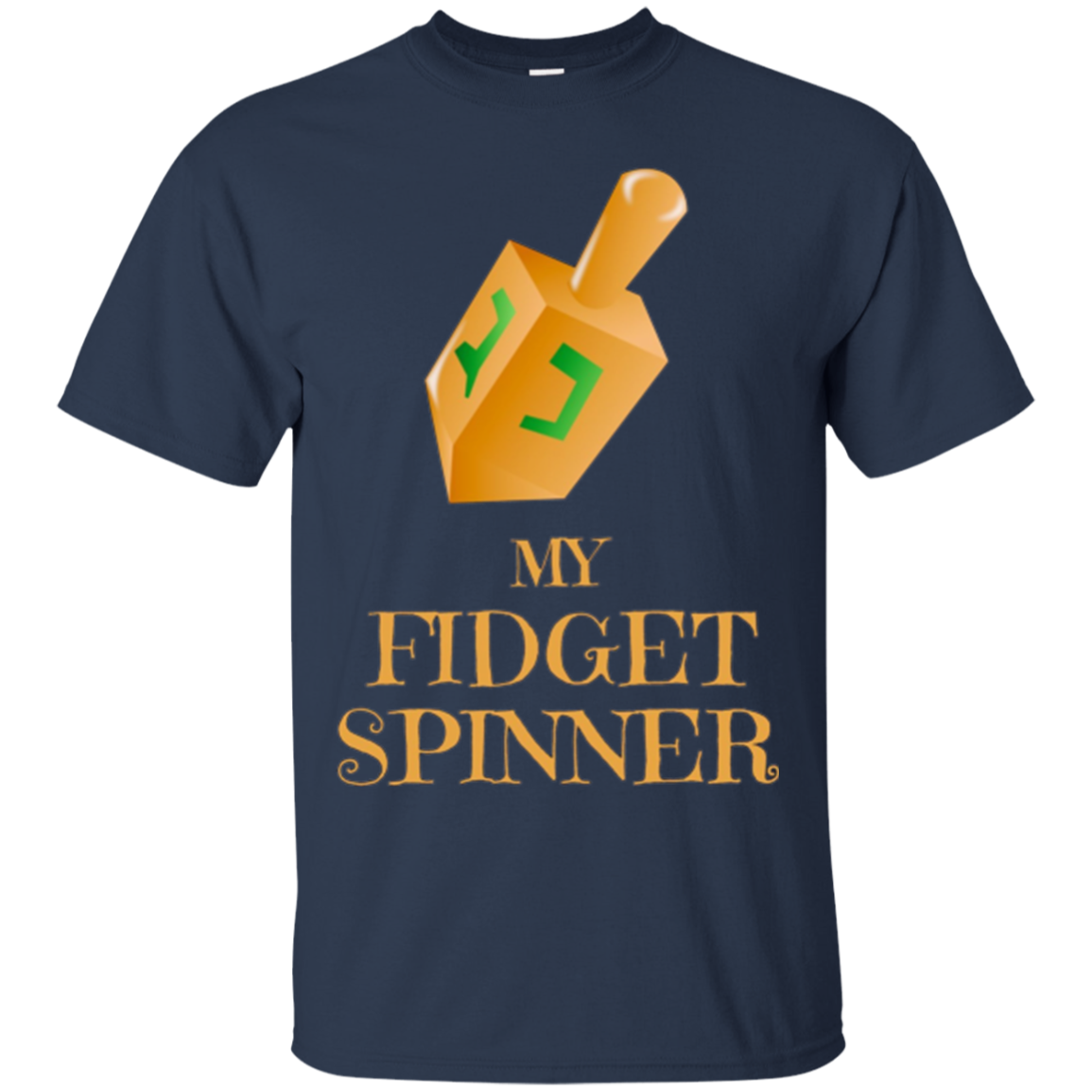 Funny Hanukkah Shirt - Fidget Spinner Dreidel T-Shirt