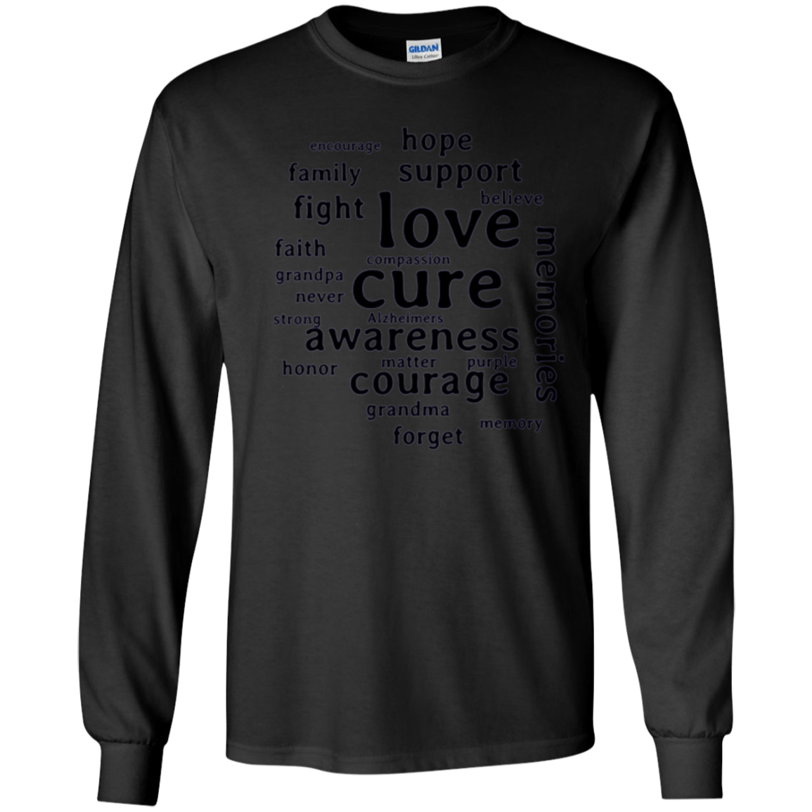 Alzheimer Support Shirt Awareness Month Purple