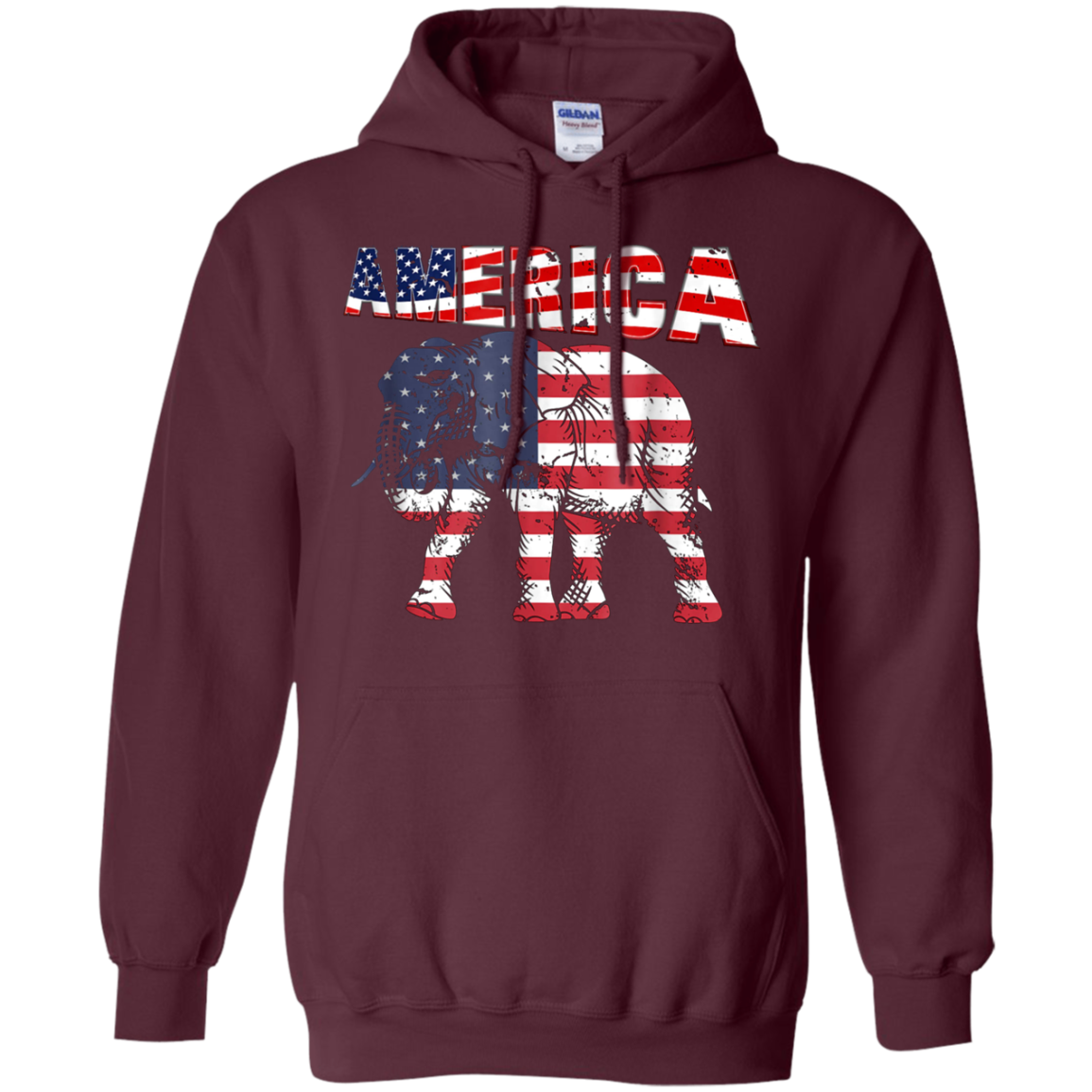 AMERICA Elephant Graphic T-Shirt Perfect Gift Women Men Kids