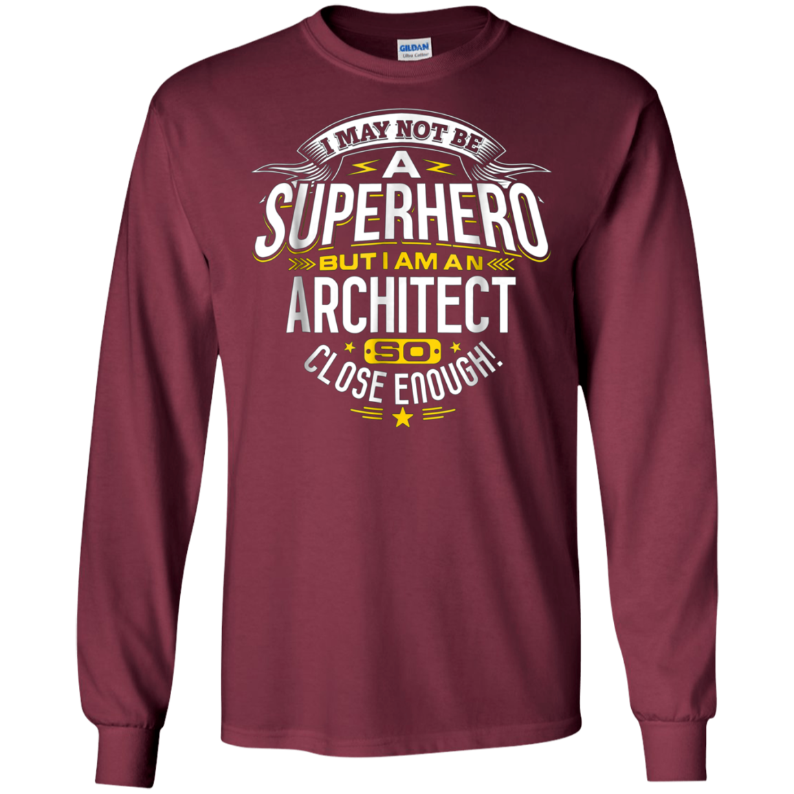 Architect T Shirt Gift Idea Superhero Architect T-Shirt
