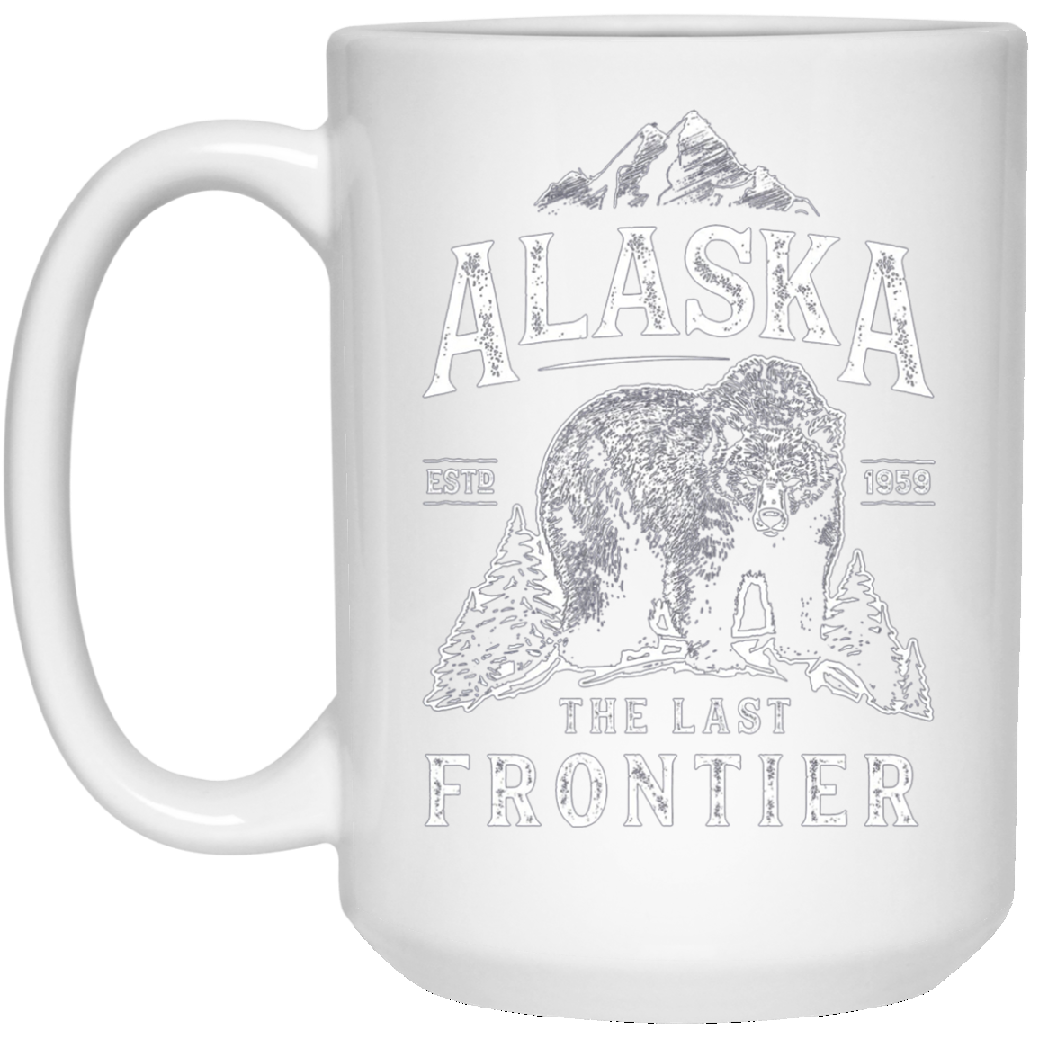 Alaska T Shirt The Last Frontier Bear Home Men Women Gifts