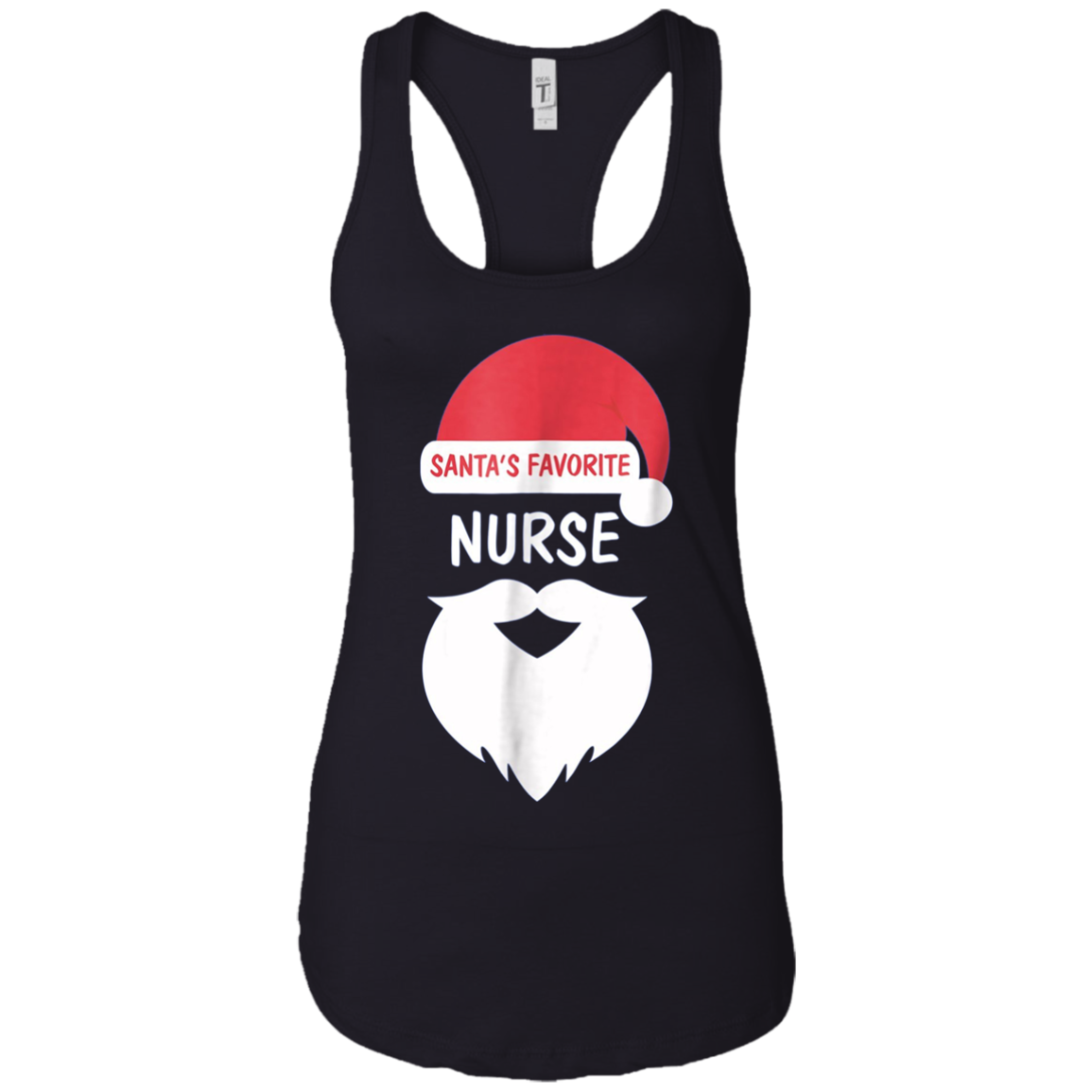 Santa's Favorite Nurse | Funny Christmas Nursing T-Shirt