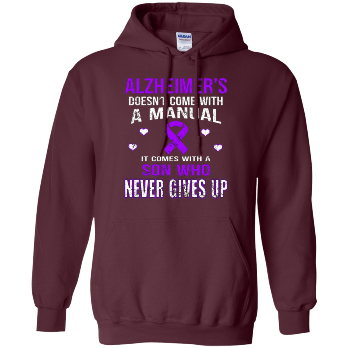 ALZHEIMER'S comes with a son who never gives up t shirt