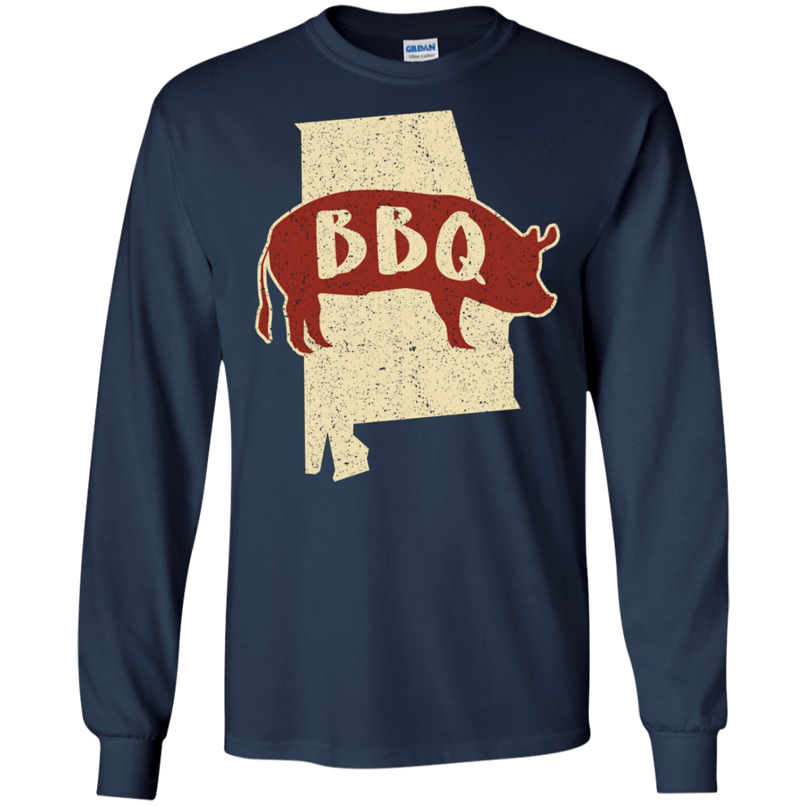 Alabama BBQ Sauce Barbecue Chef Shirt : Funny Meat Cook