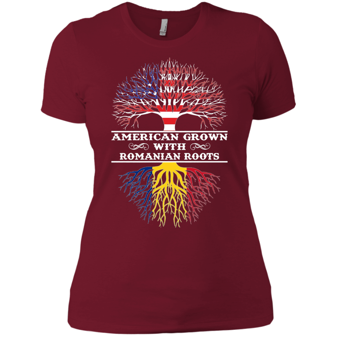 American Grown With Romanian Roots Tee Shirt