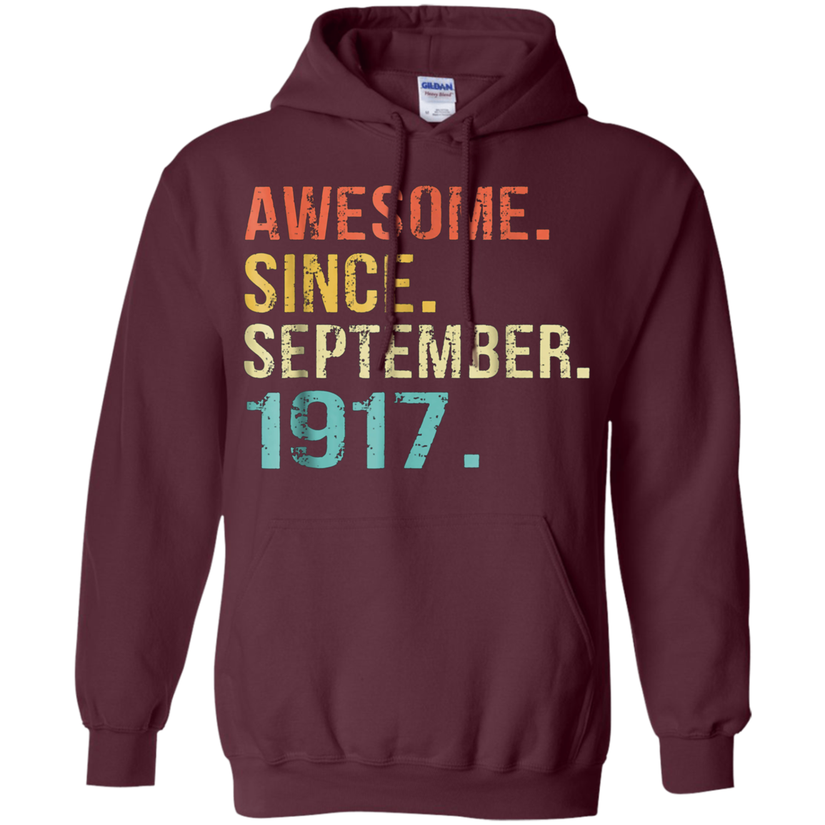 101st Birthday gift 101 Years Old Awesome Since September