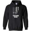 Image of American Flag Veteran's Day Thank You Shirt