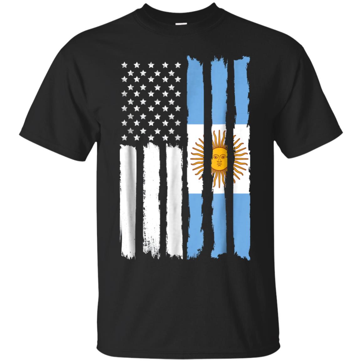 T-shirt drapeau patriotique de l'Argentine américaine