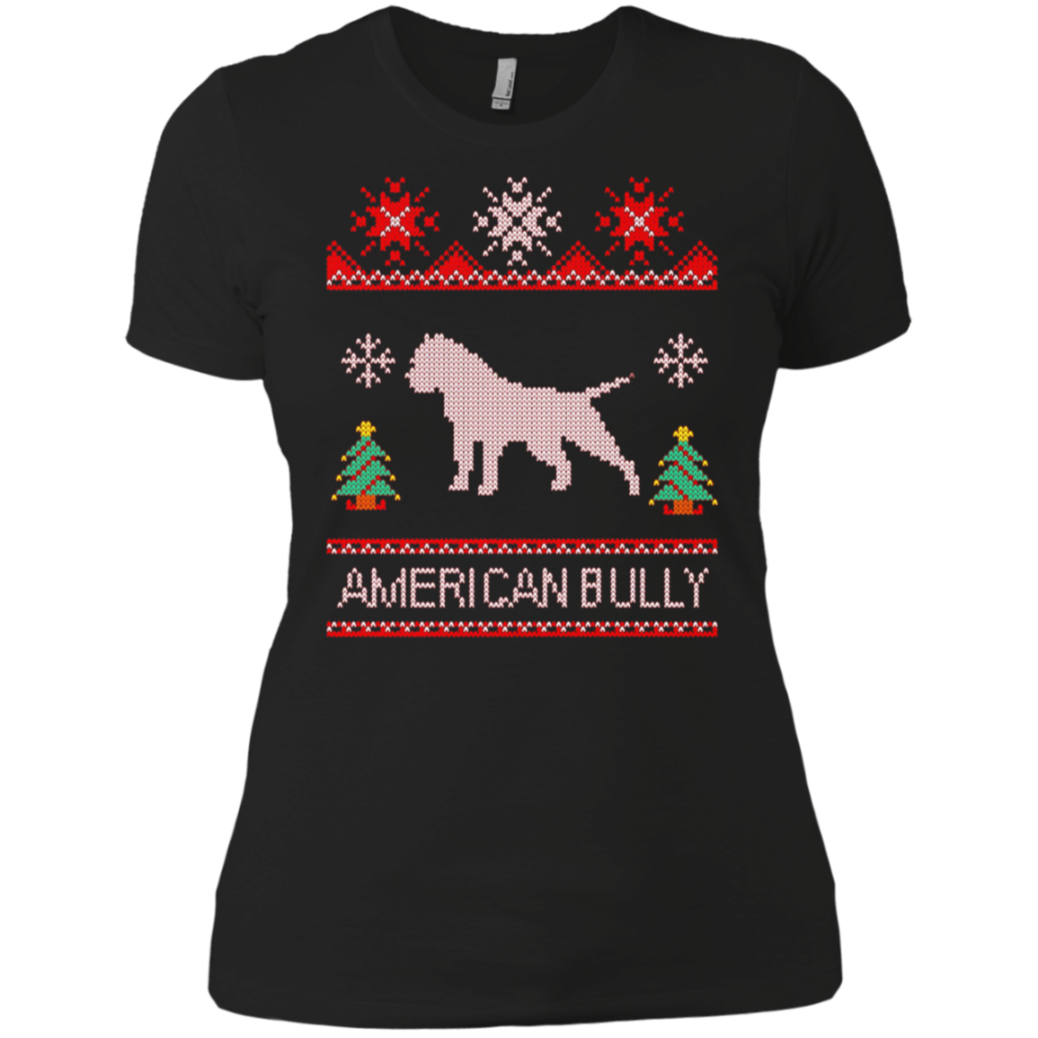 American bully Christmas shirt